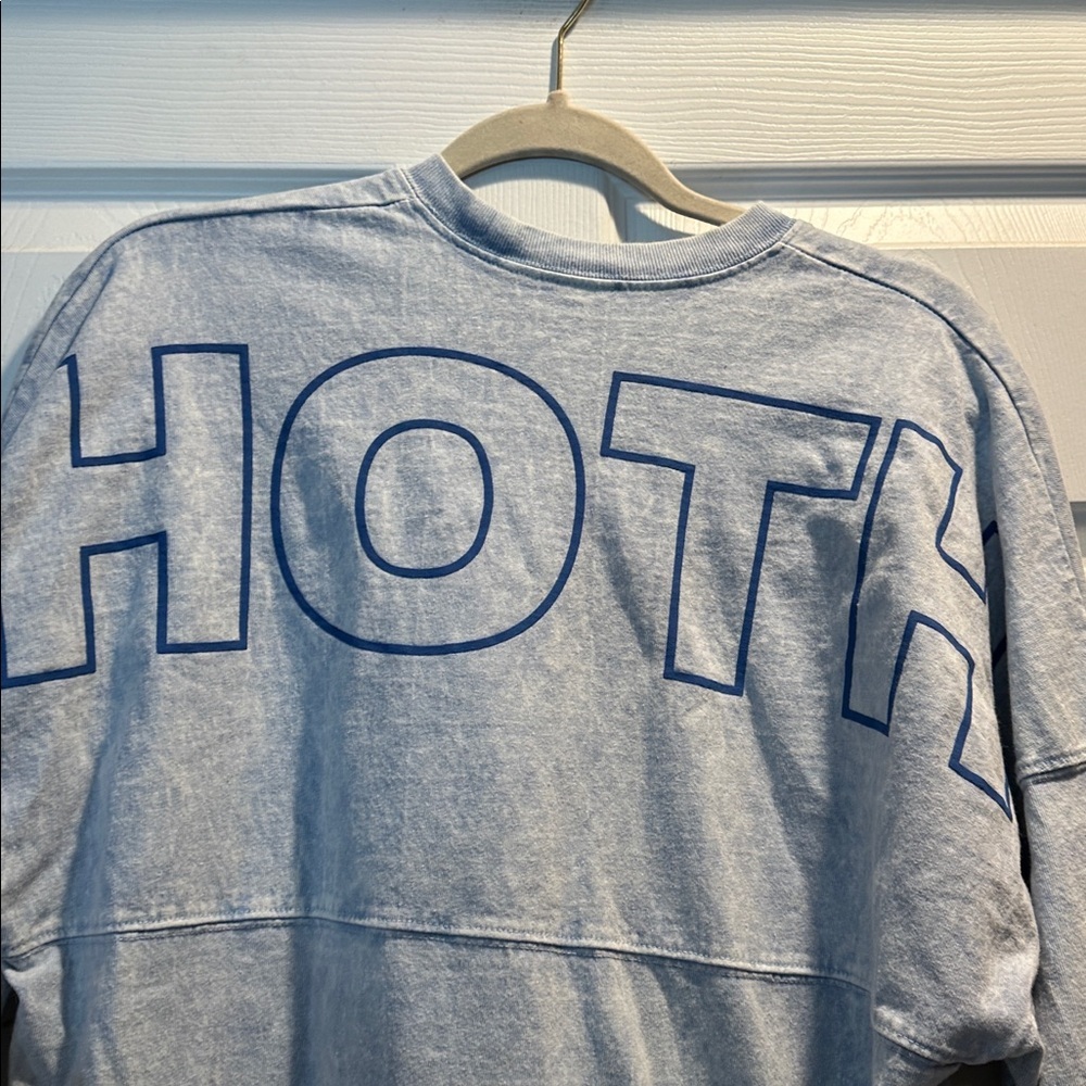 Disney Parks Star Wars Hoth Blue Acid Wash Spirit Jersey Tee Shirt XS - Picture 2 of 8